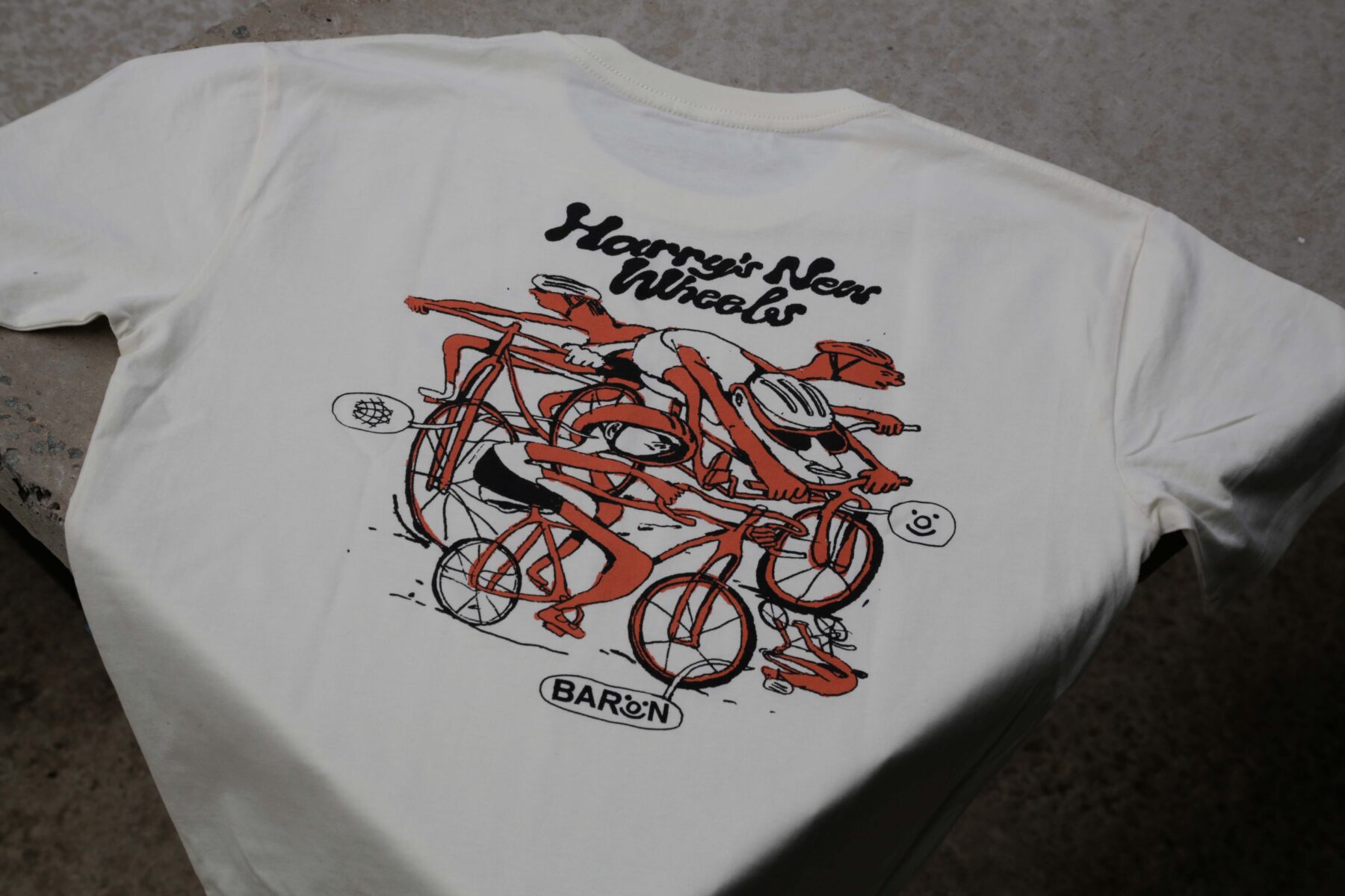Harry's New Wheels - T-shirt - Back Print